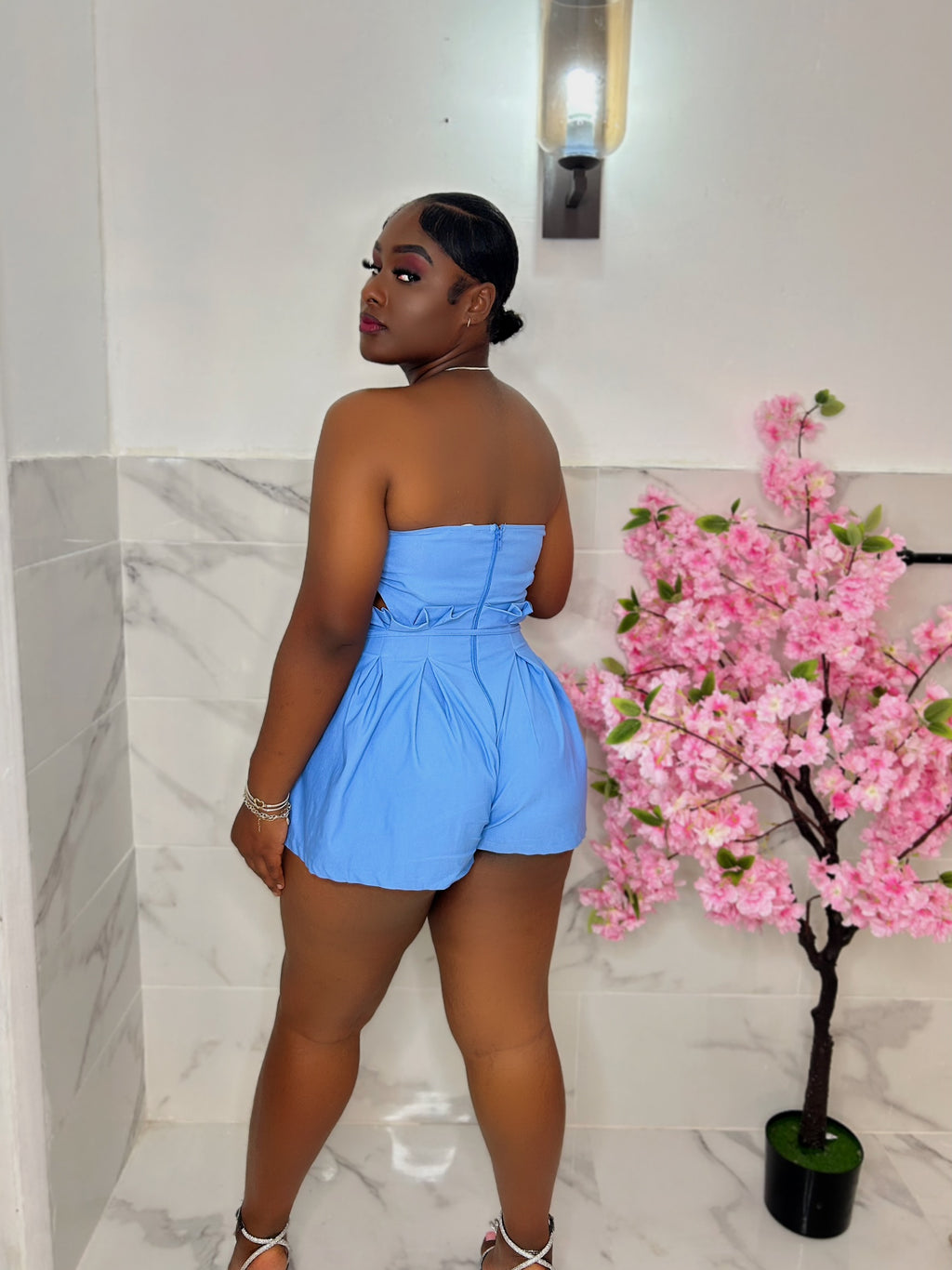 Skyline Sweetheart Romper
