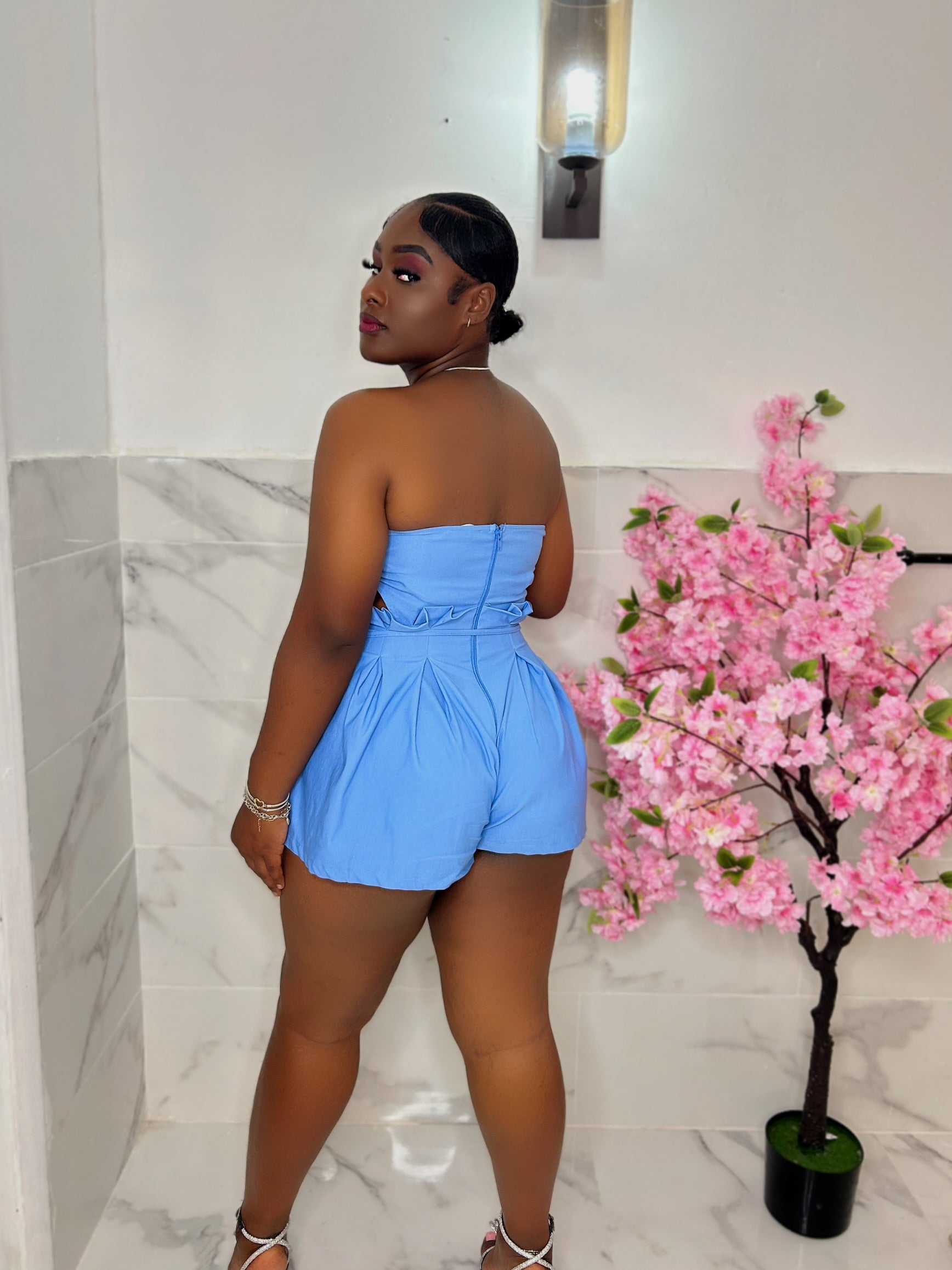 Skyline Sweetheart Romper