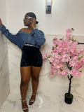 City Chic Charcoal Romper